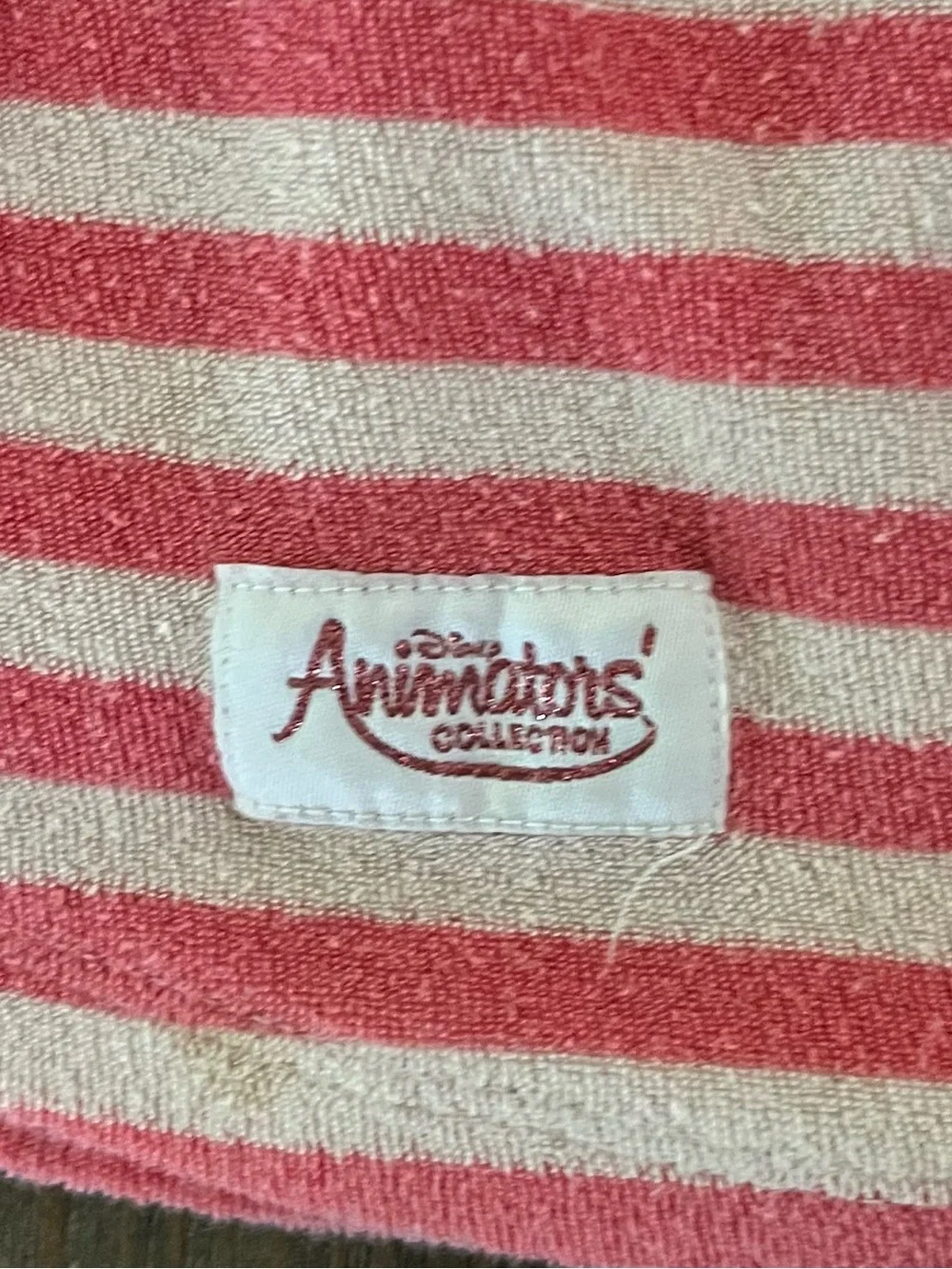 Disney Animators Moana Terry Cloth Swim Cover Up Dress Pink Stripe - Size 4